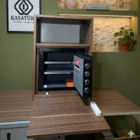 Gizli Bölmeli Komodin – NFC & Parmak İzli Para Kasası | Kasatürk