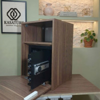 Gizli Bölmeli Komodin – NFC & Parmak İzli Para Kasası | Kasatürk