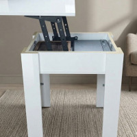 Gizli Bölmeli Masa Beyaz– NFC & Parmak İzli Silah Kasası | Kasatürk