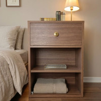 Gizli Bölmeli Komodin Ceviz– NFC & Anahtarlı Para Kasası | Kasatürk