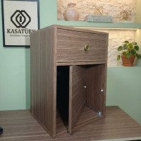 Gizli Bölmeli Komodin Ceviz– NFC & Anahtarlı Para Kasası | Kasatürk