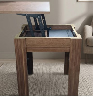 Gizli Bölmeli Masa Ceviz– NFC & Parmak İzli Silah Kasası | Kasatürk