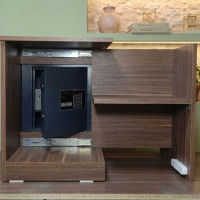 Gizli Bölmeli Kitaplık Ceviz– NFC & Şifreli Para Kasası | Kasatürk