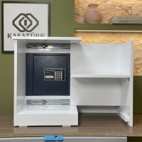 Gizli Bölmeli Kitaplık Beyaz – NFC & Şifreli Para Kasası | Kasatürk